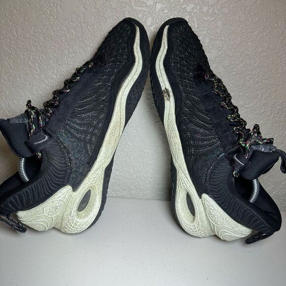 Nike Mens 9.5 Cosmic Unity Basketball Shoes Black Green Glow DA6725-001 Low Top main image 7